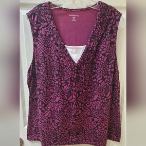 Croft & Barrow Women's Sleeveless Blouse